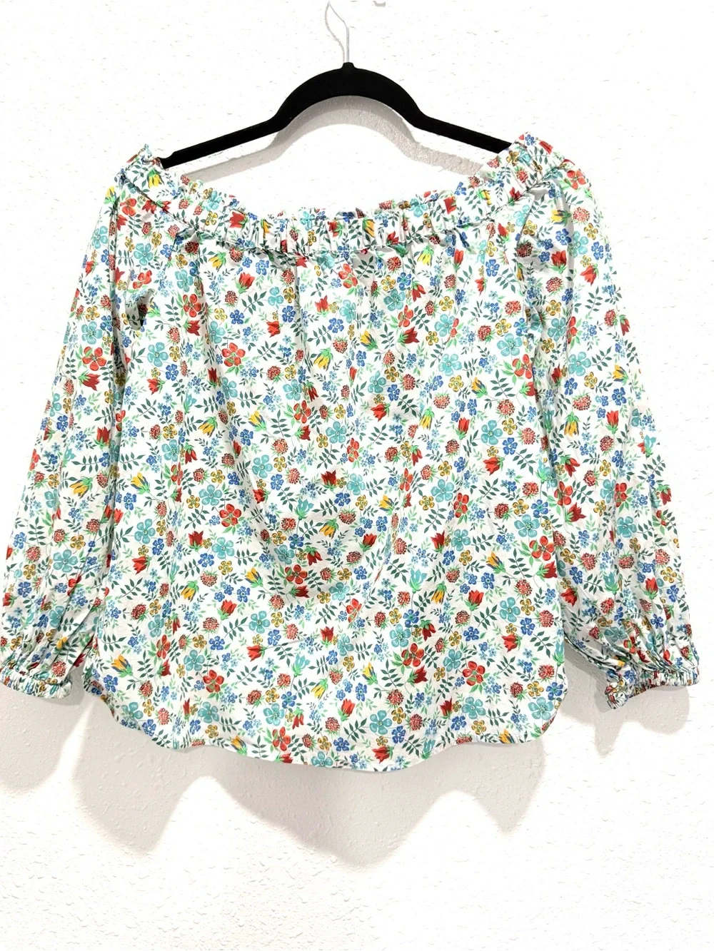 J.Crew x‎ Liberty Art Fabrics off-the-shoulder floral blouse 0